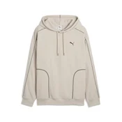 PUMA Majica Essentials Elevated kremna/temno siva
