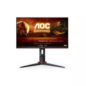 AOC computer monitor (23.8) 1920x1080 pixels Full HD Black, Red