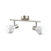 Prezent 27510 - Reflektor METIS 2xE14/40W/230V matni hrom