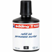 Edding Nadomestno trajno črnilo T100 - 100 ml, črno