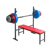 Benc klupa i tegovi - Benc klupa «LEON» i tegovi 67kg + šipka - proizvodac Iron Sport