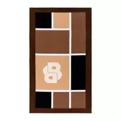 Bombažna brisača za plažo BOSS OSCAR Camel 100 x 170 cm