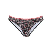 LASCANA Bikini hlačke melona / črna / bela