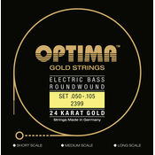 Optima 2399.M 24K Gold Strings Medium Scale Medium