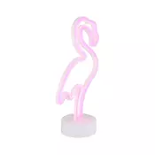 Globo 28064 - LED neonska dekoracija za sto FLAMINGO LED/2W/3xAA flamingo