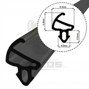 shumee PVC tesnilo za okna S-1150 Kommerling črno 1m