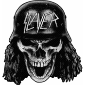 Slayer Wehrmacht Skull Cut Out Sew-On Patch