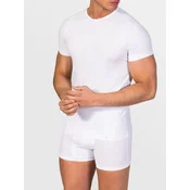 zd ZERO DEFECTS Spodnja majica Crew-neck Egiptian cotton bela