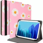 Puzdro na Tablet Wonder univerzálne 10, vzor kvietky - ružové