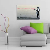 Wallity Dekorativna slika na platnu, 45x70cm, Šarena