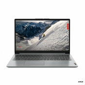 Laptop LENOVO IdeaPad 1 82R400AUSC / Ryzen 7 5700U, 16GB, 512GB SSD, AMD Radeon Graphics, 15.6 FHD IPS, bez OS, sivi