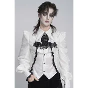 Kravata plastron DEVIL FASHION - Royal Palace - bela - AS28802