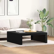 Kava Stol Crni hrast 100 x 100 x 35 cm Konstruirano drvo