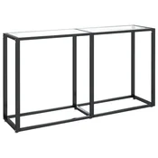 Konzolni stol prozirni 140 x 35 x 75,5 cm od kaljenog stakla