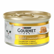 Pločevinka Gourmet GOLD - slani kolač s piščancem in korenčkom, 85 g