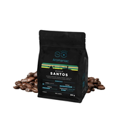 Sveže pražena kava Aromaniac Brazil Santos zrna 250 g