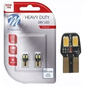 M-Tech OSRAM M-TECH W5W T10 LED ŽARNICE 24V BELE