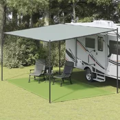 Tepih za šator svijetlozeleni 300 x 600 cm HDPE