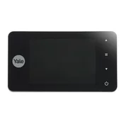 Yale Snemajoče digitalno kukalo Memory Plus 4500 O 14 mm srebrna