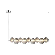 LED luster na sajli BOLLA LED/32W/230V sjajni hrom/dimljena siva boja