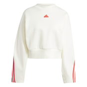 Adidas W FI 3S SWT, ženski pulover, bijela IS3878