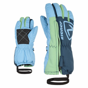 Ziener ski rokavice 5 prstov LEO MINIS glove F zelena 110