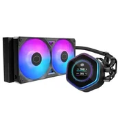 Cooler Master Vodeno hladenje MasterLiquid ML 240 Atmos II, LCD, ARGB, Crno
