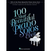 Hal Leonard 100 of the Most Beautiful Piano Solos Ever Note
