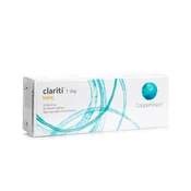 CooperVision Clariti 1 day Toric (30 leč) Dioptrija: -0.25, Ukrivljenost: 8.6, Premer: 14.3