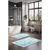 Lessentiel Maison Set prostirki za kupatilo CT-5345, 2 Komada, Svetloplava