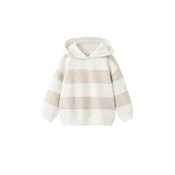 MANGO KIDS Majica ROBINC pesek / bela