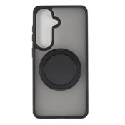 CELLECT 360 stupnjeva okretajući karikagyűrűs case Samsung Galaxy S26+ crno-prozirna