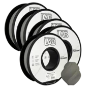 Professional Lab 5x PLA Mat Siva Filament 1.75 mm - Professional Lab Biološko Razgradljiv PLA (1kg Kolut)