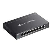 TP-Link Omada DS108G nesklopljeni Gigabit Ethernet stikalo, 8 vrat, črna