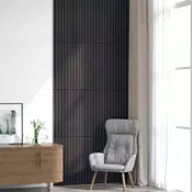 vidaXL Stenske plošče 8 pcs Antracit 60,5 x 60 cm