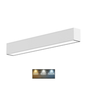 Sinclair LSM 24-40CCT - LED Stropna svetilka LSM LED/40W/230V 120 cm srebrna