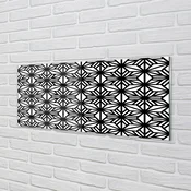 tulup.si Slika na akrilnem steklu Floral geometrijski vzorec 140x70 cm 4 obešalnika