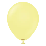 shumee Kalisan Macaron Yellow lateks baloni, rumeni, 13 cm, 100 kos.
