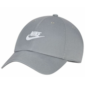 Kapa za tenis Nike Club Unstructured Futura Wash Cap - particle grey/black