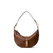 Usnjena torbica Polo Ralph Lauren črna barva, 428871248