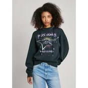 Pepe Jeans za ženske. PL581469 Mikina Lilian črna (M), Črna, Priložnostno, Bombaž