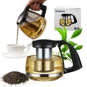 Basilur STEKLENI vrč s čajnim infuzorjem, INFUZOR ZA ZELIŠČA, Infuzor z pokrovom - 750 ml