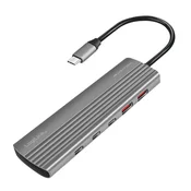 LogiLink Hub USB 3.2 Gen 2, 2x USB-A, 2x USB-C, PD, 100 W