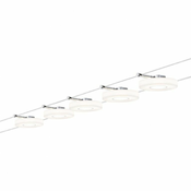 Paulmann Sustav stropnih svjetiljki za žicu DiscLEDI 94109 Paulmann LED fiksno ugrađena 22 W LED krom, saten