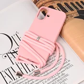 Maska za iPhone 16 6.1 Crossbody, Svetloroze