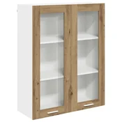 Vidaxl Viseča omarica Umetni hrast 80 x 31 x 100 cm Konstruiran les