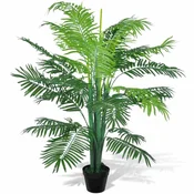 Vidaxl Umetna rastlina palma Phoenix z loncem 130 cm