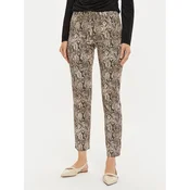 Sisley Hlače iz tkanine 4ZJSLE03S Rjava Slim Fit