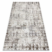 eoshop Preproga Strukturna SOLE D3732 Aztek, diamanti - ploskovit tkanje bež ( - Velikost: 120x170 cm)
