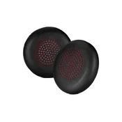 Nadomestne blazinice za ušesa za Plantronics Voyager Focus UC, PU usnje, Črne, 1 Par